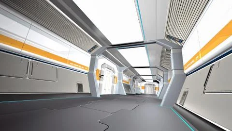 Corridor Stock Illustration