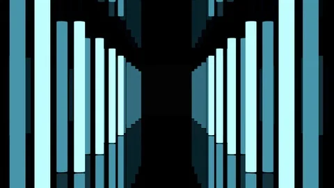 Corridor with lights Stock Footage 83915482