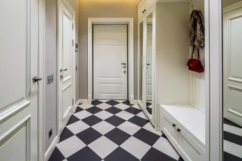 Corridor in modern style Foto stock