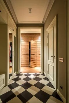 Corridor in modern style Stock-Fotos