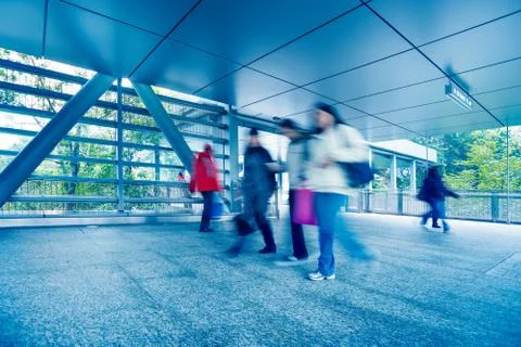 Corridor in office building Stock Photos