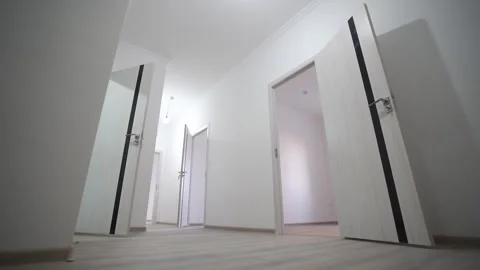 Corridor, slow walking Stock Footage 254487631