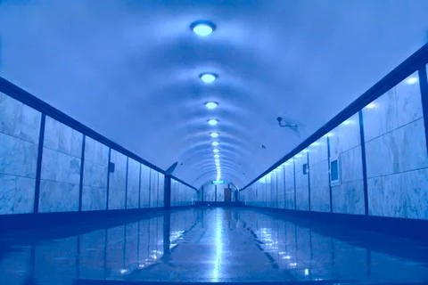 Corridor  subway underground Stock Photos