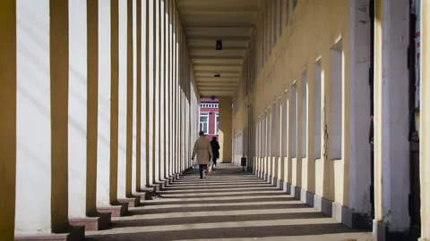Corridor in Tambov Stock Footage 341266718
