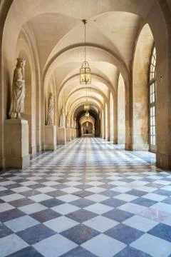 Corridor of versailles Stock Photos