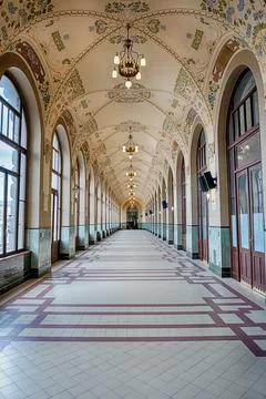 Corridor At The Wilson Train Station Stock Photos
