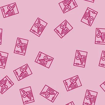 Corroborating evidence crime line vector seamless pattern 스톡 일러스트