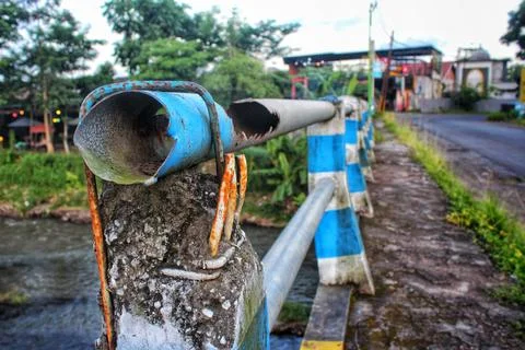 Corroded bridge Stock Photos