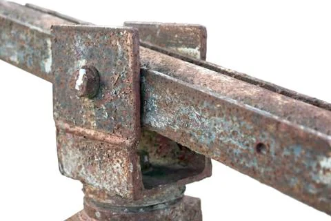 Corroded hinge detail Stock Photos