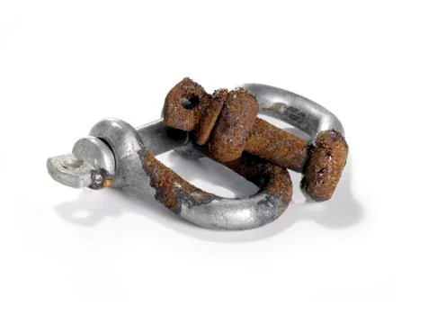 Corroded hooks Stock Photos