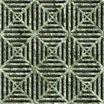 Corroded square ven Stock Illustration