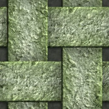 Corroded square ven Stock Illustration