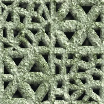 Corroded square ven Stock Illustration