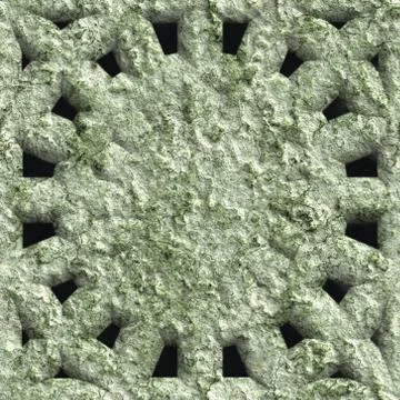 Corroded square ven Stock Illustration