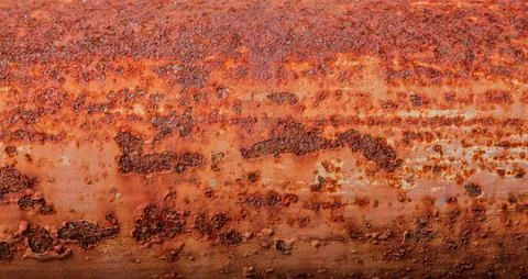 Corroded steel bar section Stock-Fotos