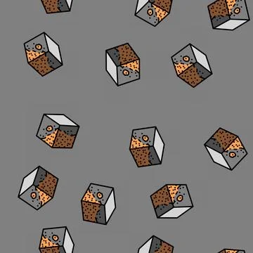 Corrosion materials engineering vector seamless pattern 스톡 일러스트