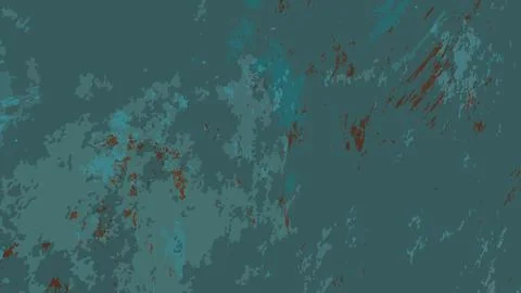 Corrosion of a painted surface vector illustration Stock Illustration