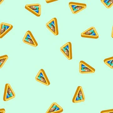 Corrosive bleach isometric icon seamless pattern Stock Illustration