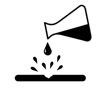 Corrosive icon Stock Illustration