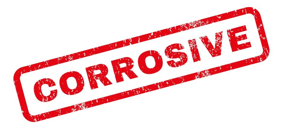 Corrosive Rubber Stamp Stock Illustration