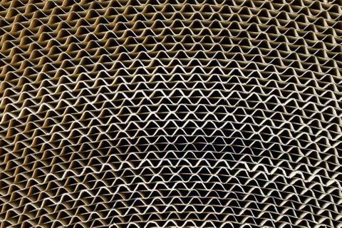 Corrugated board roll texture Stock Photos