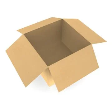 Corrugated box Stock Illustration