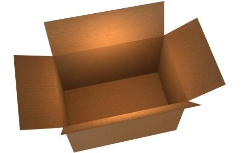 Corrugated Box Stock Illustration
