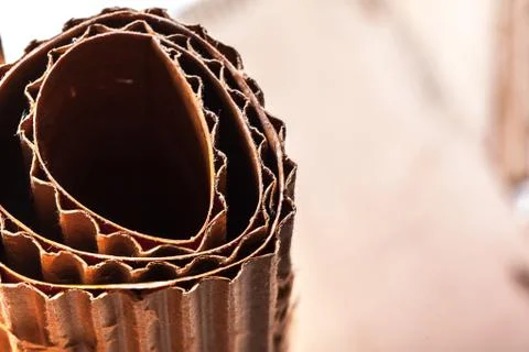 Corrugated cardboard background Foto stock