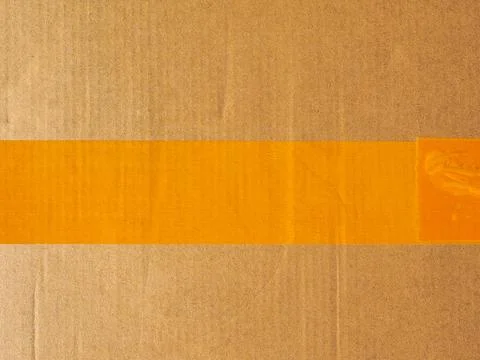 Corrugated cardboard packet Stock Photos