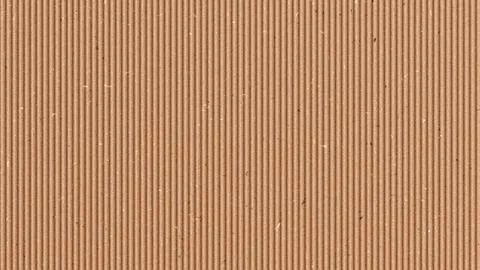 Corrugated cardboard texture background with vertical ridges for packaging Illustrazione stock