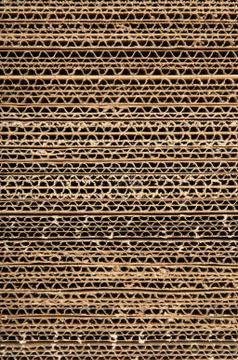 Corrugated cardboard texture Foto stock