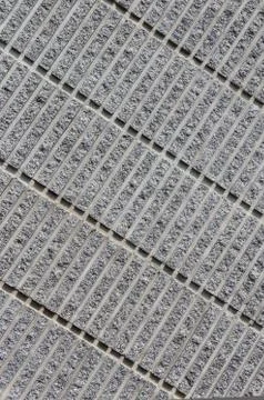 Corrugated concrete background showing pattern of diagonal lines Stock Photos