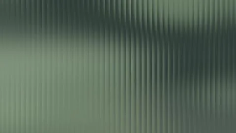 Corrugated glass gradient surface in green, olive shades with fluid curves .. Illustrazione stock