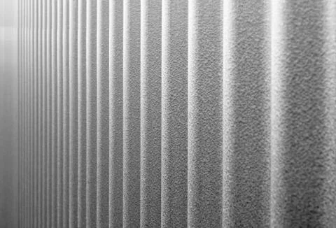 Corrugated infinity bw Stock Photos