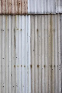 Corrugated iron background Stock Photos