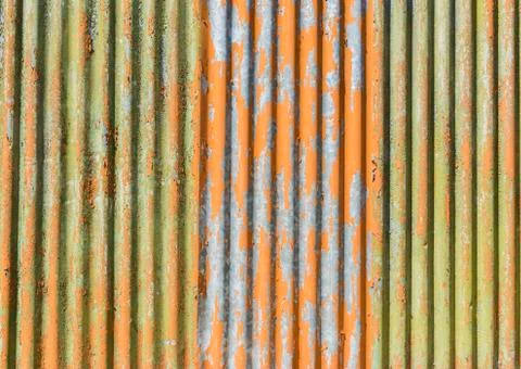Corrugated iron Stock Photos