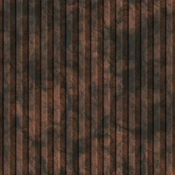 Corrugated metal Stock Illustration