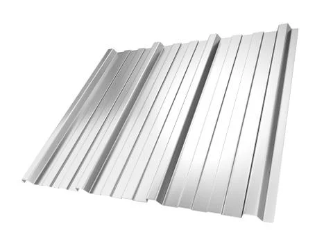 Corrugated metal sheet Stock Illustration