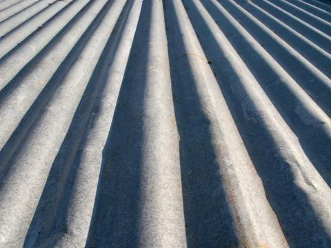 Corrugated metal surface. Abstract background texture. Stock Photos