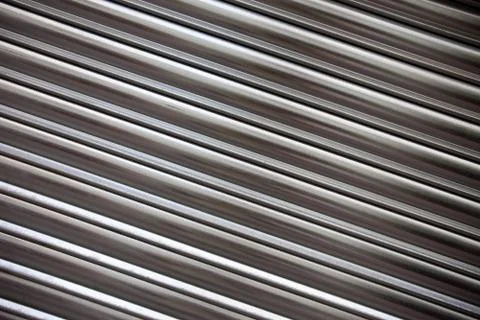 Corrugated metal surface Stock Photos
