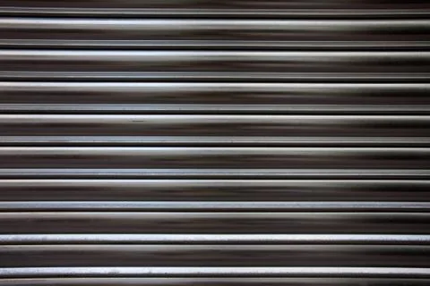 Corrugated metal surface Stock Photos