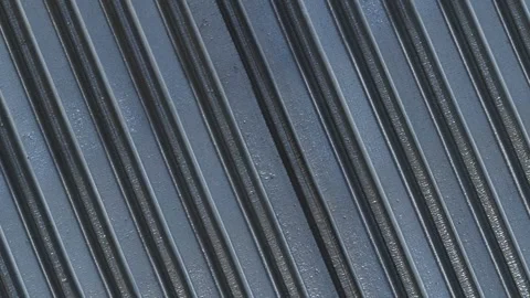 Corrugated Metal Texture Video stock 319883932