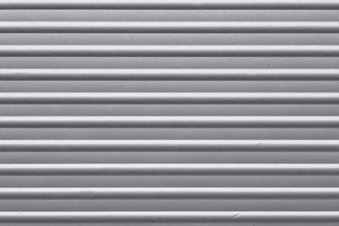 Corrugated metallic surface Foto stock