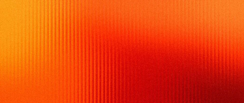 Corrugated noise gradient backdrop in orange, red hues featuring vertical d.. Stock Illustration