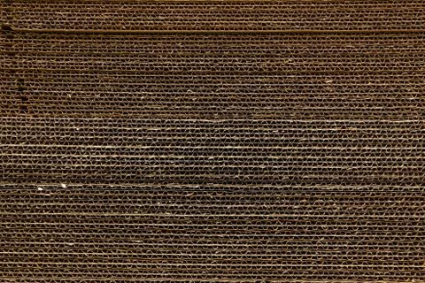 Corrugated paper texture Stock Photos