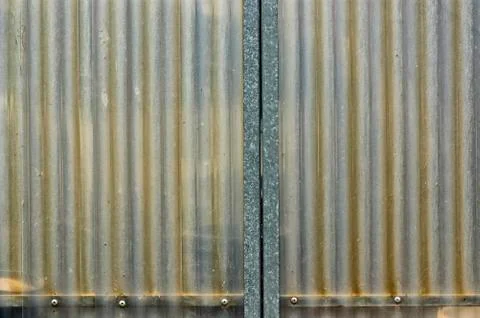 Corrugated plastic texture Foto stock