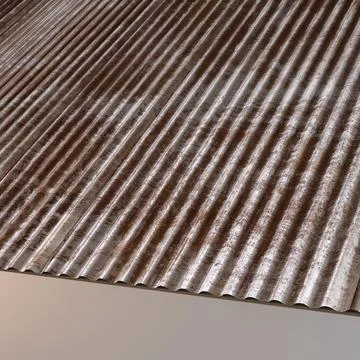Corrugated Sheet Metal 3D Model
