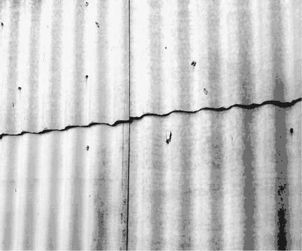 Corrugated slates for roofing. Background texture of slate. Vector Stock Illustration