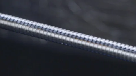 Corrugated tube motion Video stock 70236289