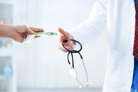 Corrupt doctor Stock Photos